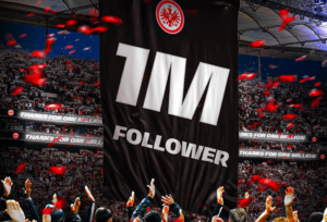 Read more about the article Eintracht Frankfurt knackt die Million! Vereine mit den meisten Followern bei Instagram