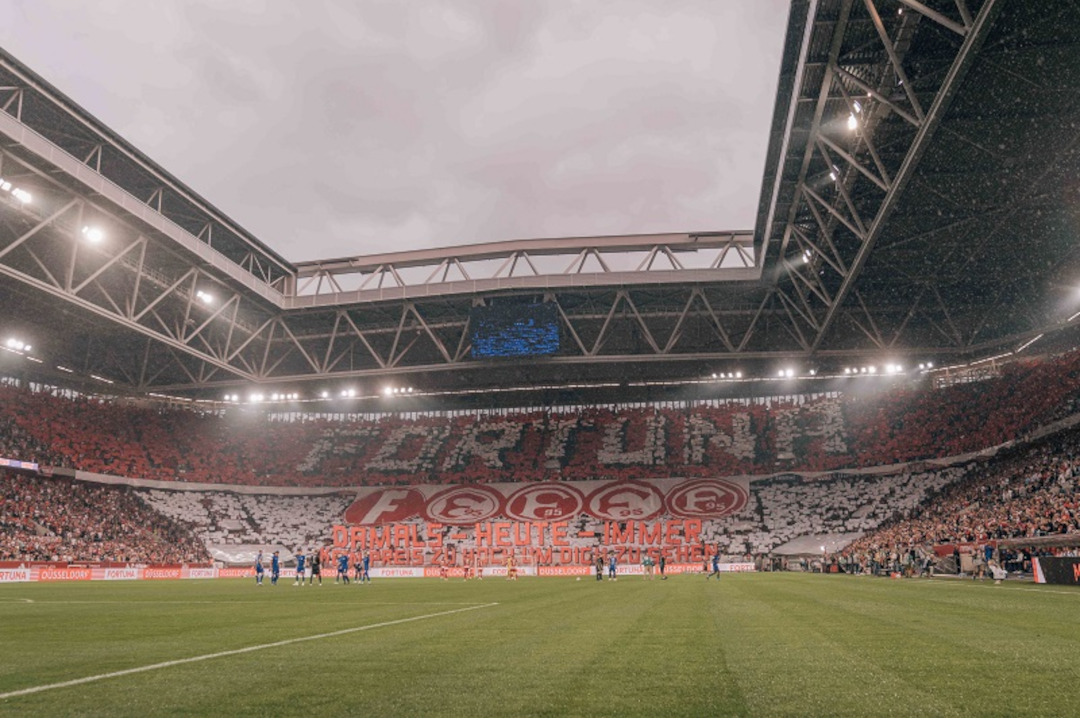 Düsseldorf gegen Hertha BSC. Foto: Fortuna Düsseldorf