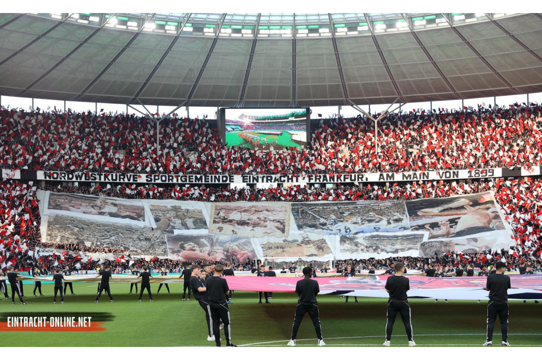 Frankfurt im 
Pokalfinale 2/2. Foto: eintracht-online.net