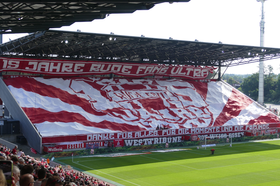 Essen gegen Regensburg 1/2. Foto: Instagram: @unterwegs_in_sachen_fussball