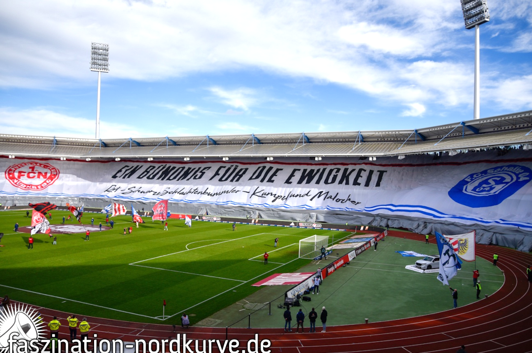 Nürnberg mit Schalke. Foto: Faszination Nordkurve