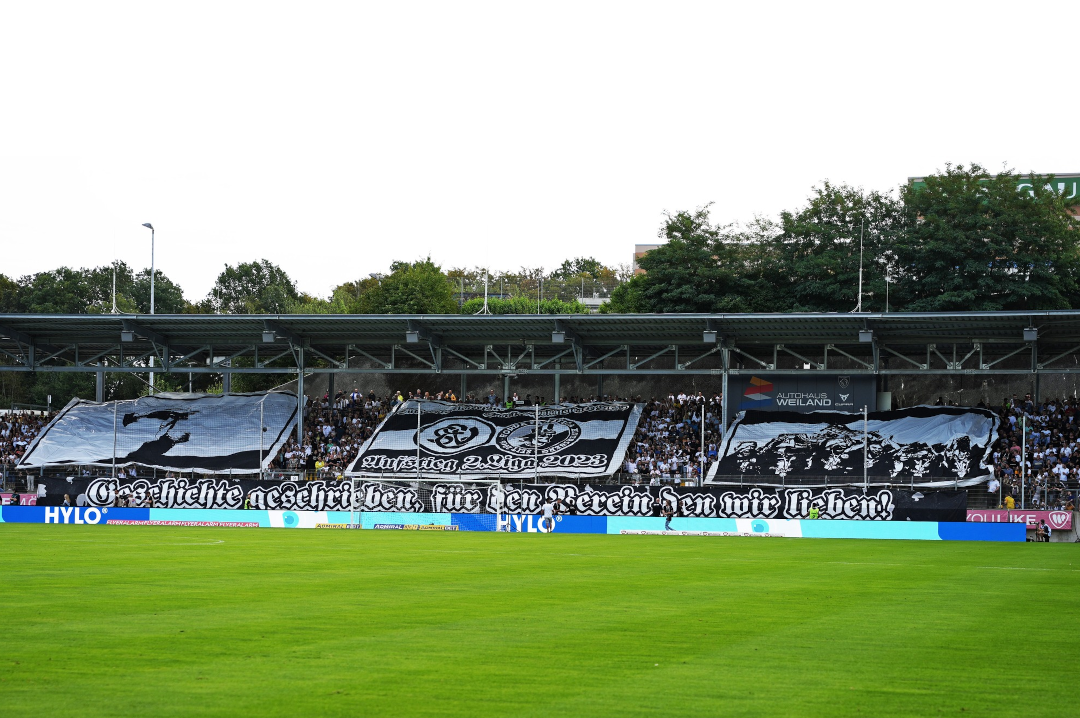 Elversberg gegen Düsseldorf. Foto: SV 07 Elversberg