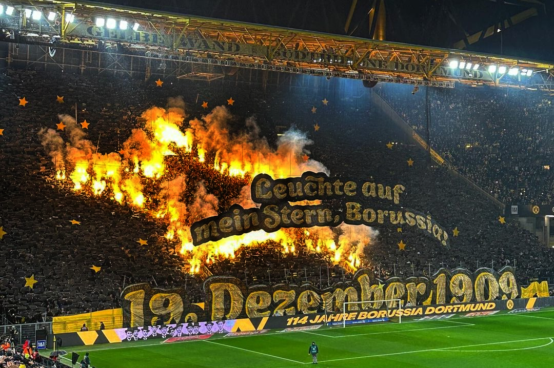 Dortmund gegen Mainz. Foto: Instagram: @borussenhopper