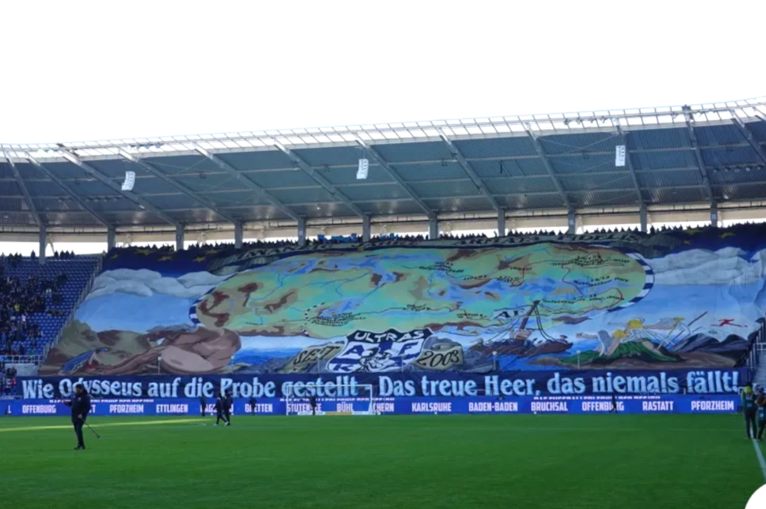 Karlsruhe gegen Elversberg. Foto: Instagram: @grenzenlos_groundhopping