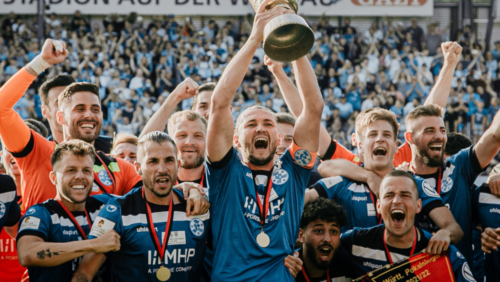 Zwei Aufsteiger träumen vom Double