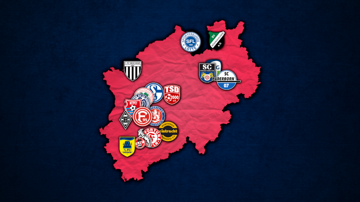 Das Teilnehmerfeld der Regionalliga West 2024/25