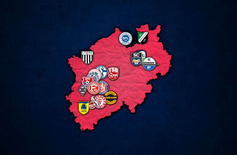 Das Teilnehmerfeld der Regionalliga West 2024/25