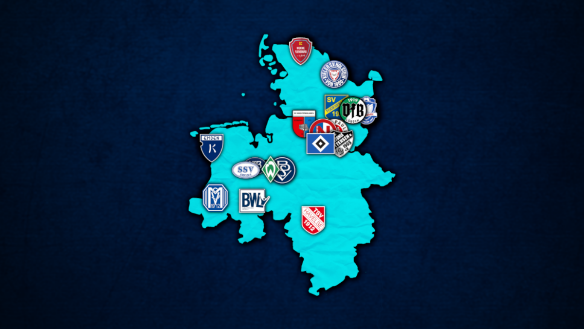 Das Teilnehmerfeld der Regionalliga Nord 2024/25