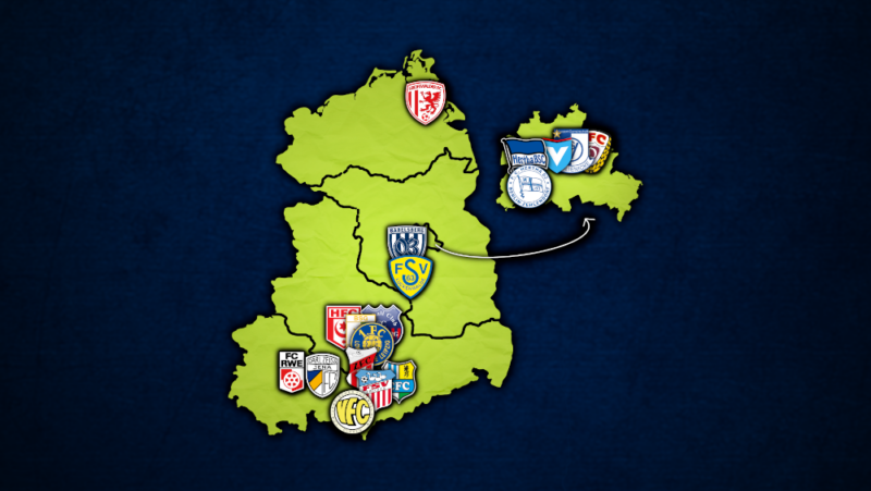 Das Teilnehmerfeld der Regionalliga Nordost 2024/25