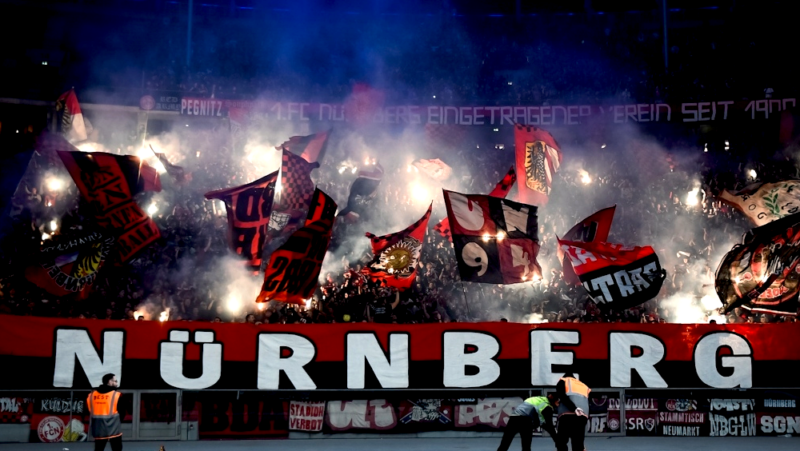 Fans des 1. FC Nürnberg machen Hoffenheim-Spiel zum Heimspiel