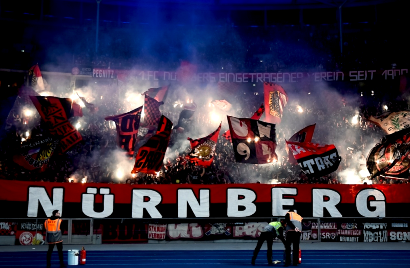 Fans des 1. FC Nürnberg machen Hoffenheim-Spiel zum Heimspiel