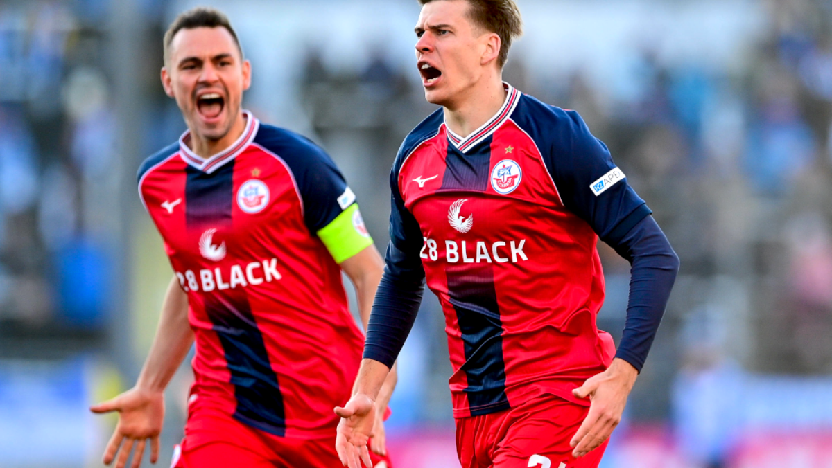 Hansa Rostock war das beste Team der 3. Liga im November