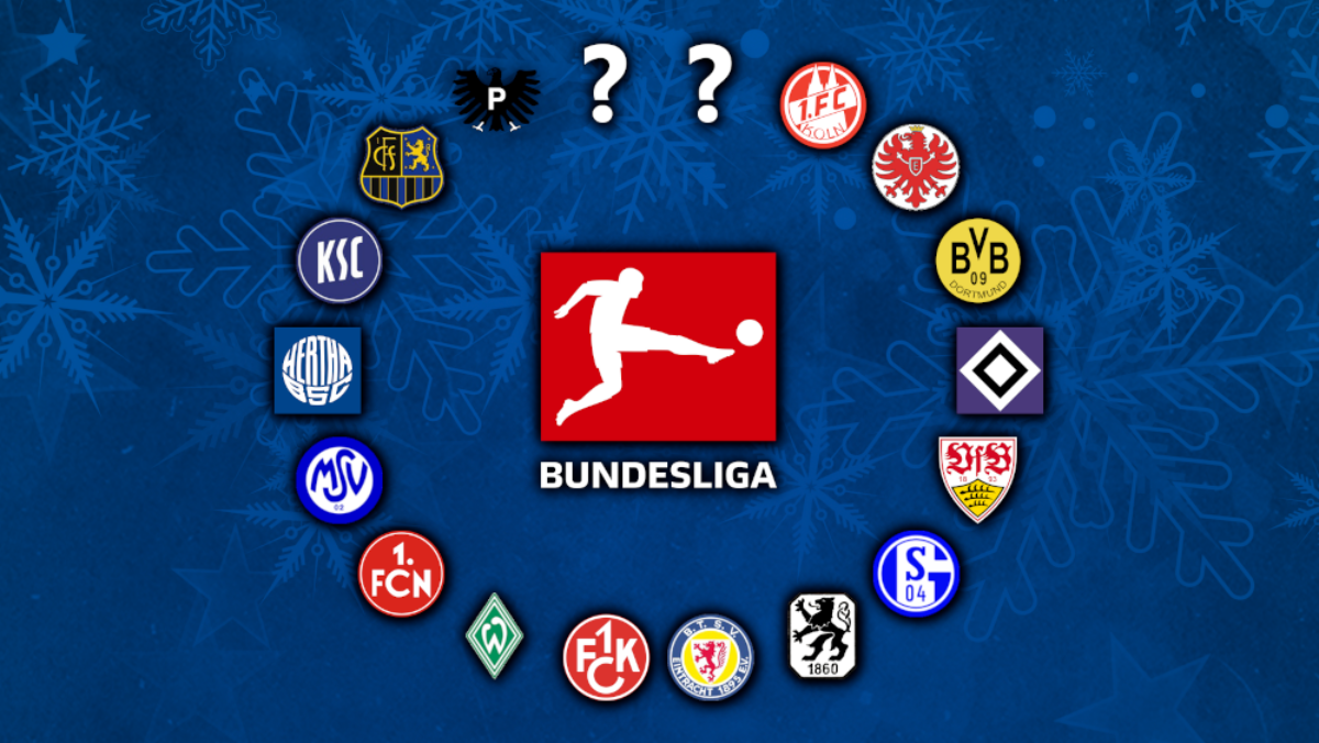 Welche Vereine ergänzt ihr bei der ersten Bundesliga-Saison?