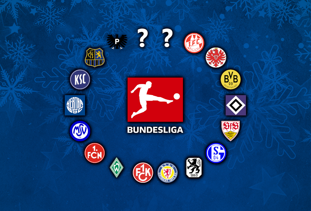 Du betrachtest gerade Welche Vereine ergänzt ihr bei der ersten Bundesliga-Saison?