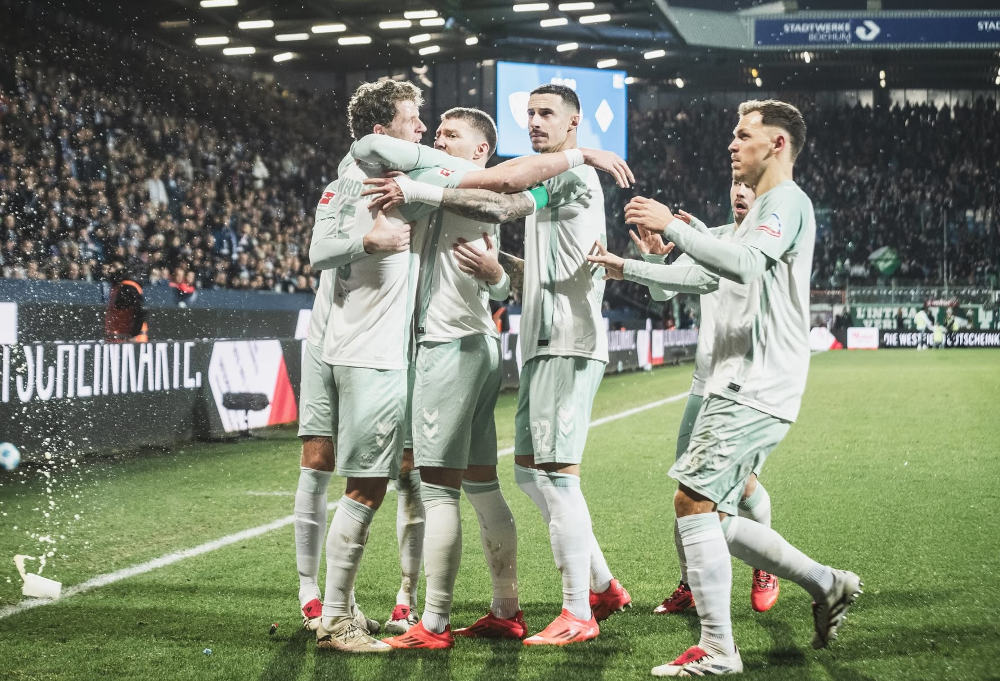 Werder Bremen holte im Monat Dezember die volle Punktausbeute.