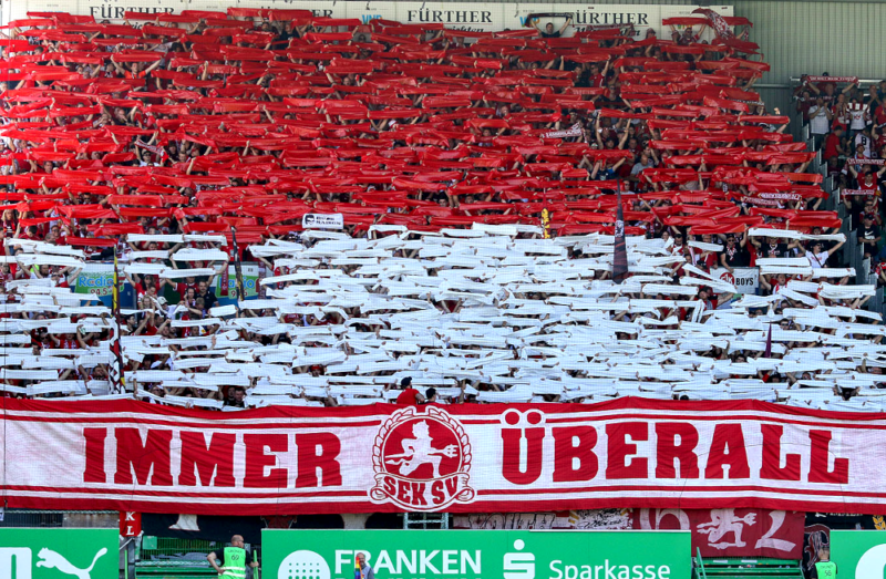 Kaiserslautern sorgt für zweitgrößte Kulisse in Fürth
