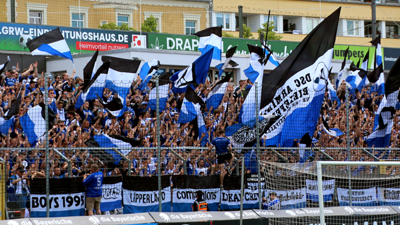 Arminia Bielefeld sorgt für den größten Gästeanhang in Dortmund