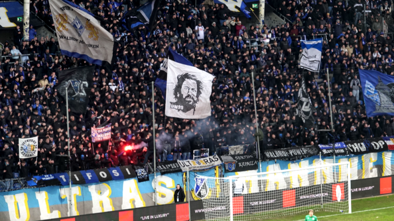 Die Fans des SV Waldhof Mannheim.