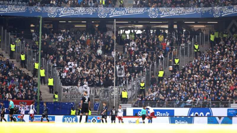 Elversberg verdoppelt seinen Gästeanhang beim HSV