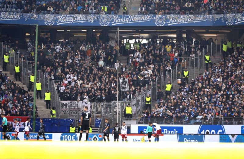 Elversberg verdoppelt seinen Gästeanhang beim HSV
