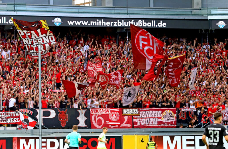 Kaiserslautern sorgt für zweitgrößte Gästekulisse in Paderborn