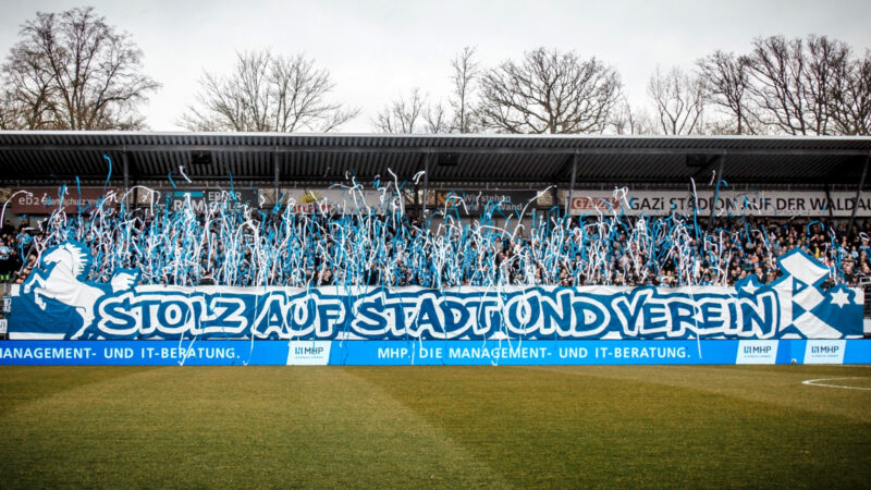 Die Fans der Stuttgarter Kickers.