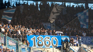 Mehr über den Artikel erfahren 1860 München erstmals mit weniger als 1.000 Fans in der Fremde