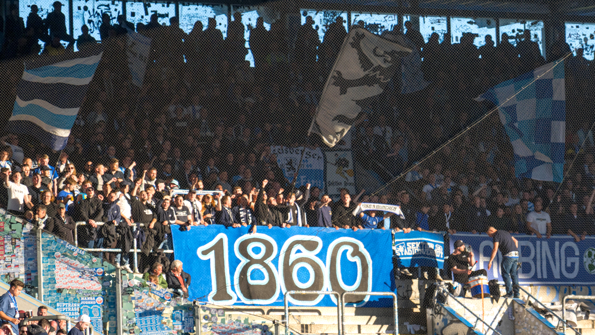 1860 München erstmals mit weniger als 1.000 Fans in der Fremde