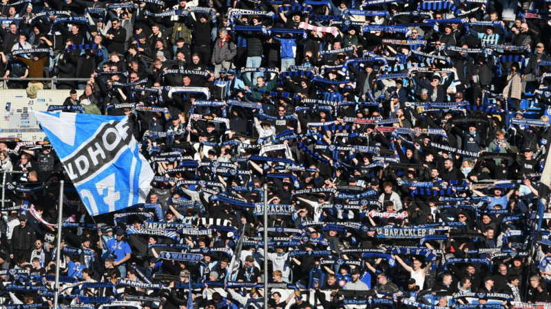 Die Fans von Waldhof Mannheim.