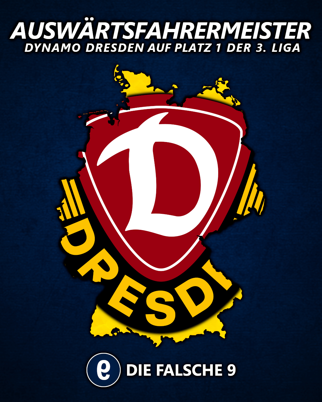 Dynamo Dresden ist Auswärtsfahrermeister der 3. Liga.