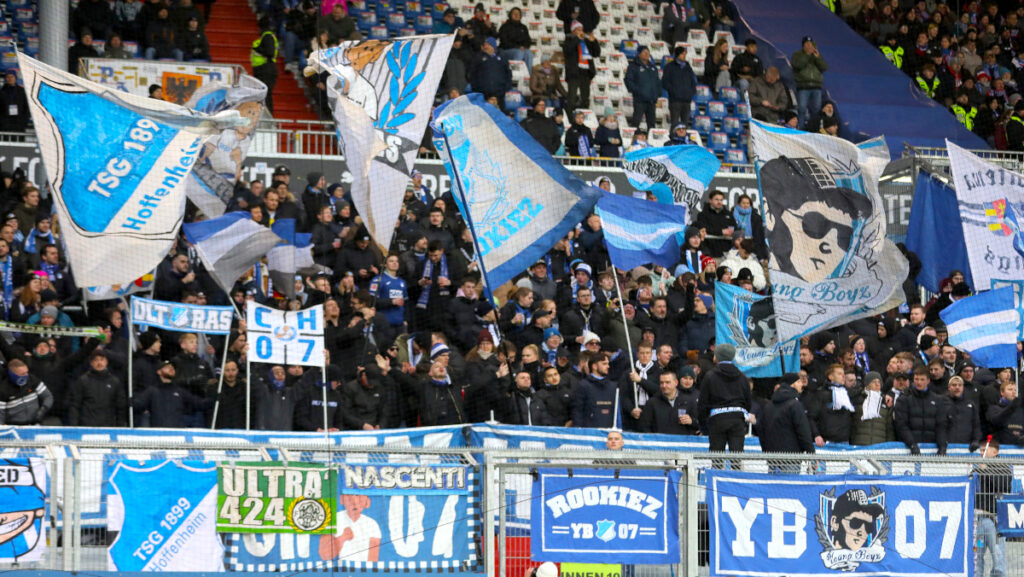 Die Fans der TSG Hoffenheim.