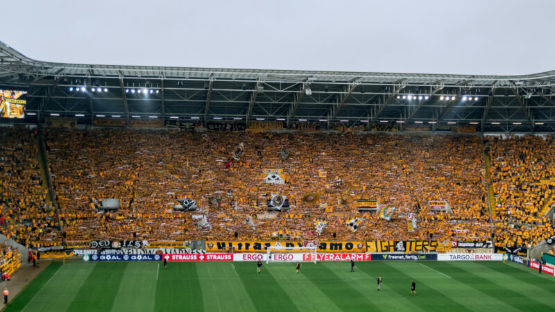 Das Stadion in Dresden.