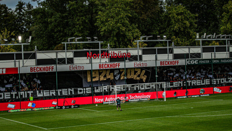 SC Verl auf Platz 73 der Zuschauertabelle 2024/25