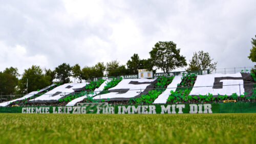 Chemie Leipzig auf Platz 60 der Zuschauertabelle 2024/25