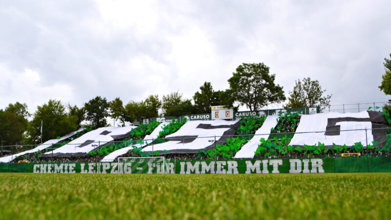 Chemie Leipzig auf Platz 60 der Zuschauertabelle 2024/25