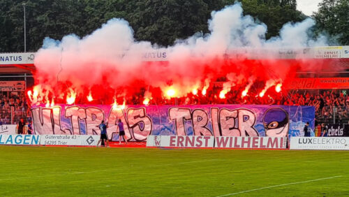 Eintracht Trier auf Platz 70 der Zuschauertabelle 2024/25