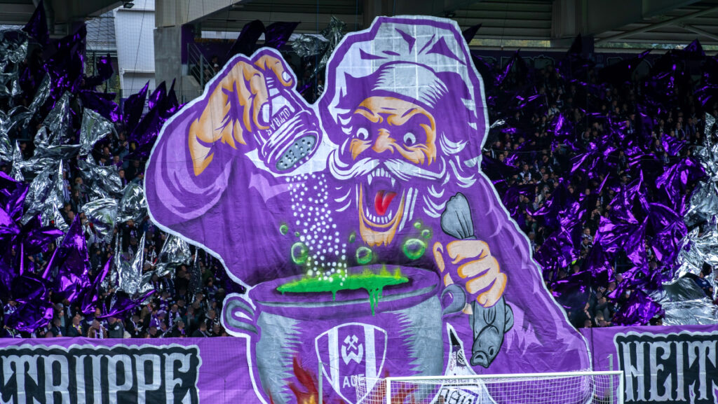 Die Fans vom FC Erzgebirge Aue