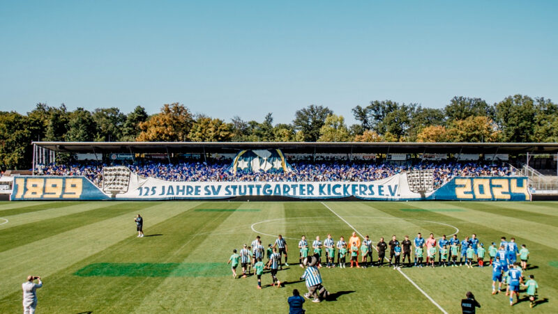 Stuttgarter Kickers auf Platz 59 der Zuschauertabelle 2024/25
