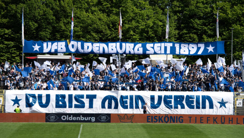 VfB Oldenburg auf Platz 68 der Zuschauertabelle 2024/25