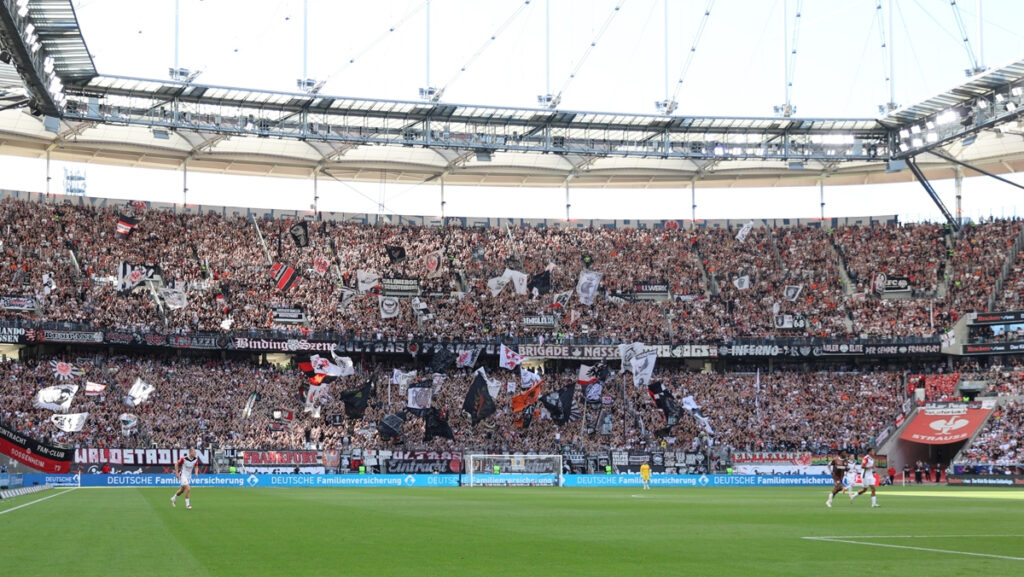 Das Stadion von Eintracht Frankfurt.