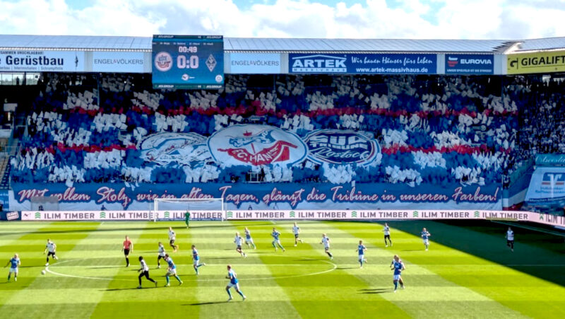 Hansa Rostock übernimmt Führung in Zuschauertabelle der 3. Liga