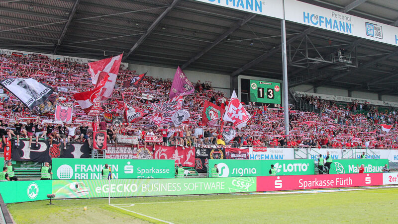 FCK-Spiel beschert Fürth größten Zuschauer-Zulauf seit elf Jahren