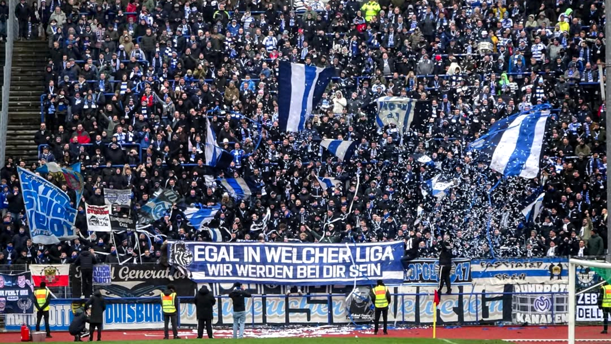 Du betrachtest gerade Duisburg-Fans machen Spiel beim TSV Havelse zum Heimspiel