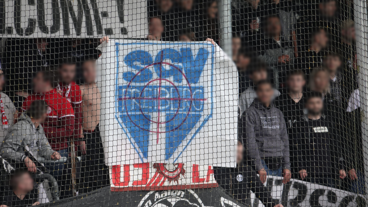 Proteste gegen Freiberg, die bei einem Aufstieg in Aalen spielen könnten.