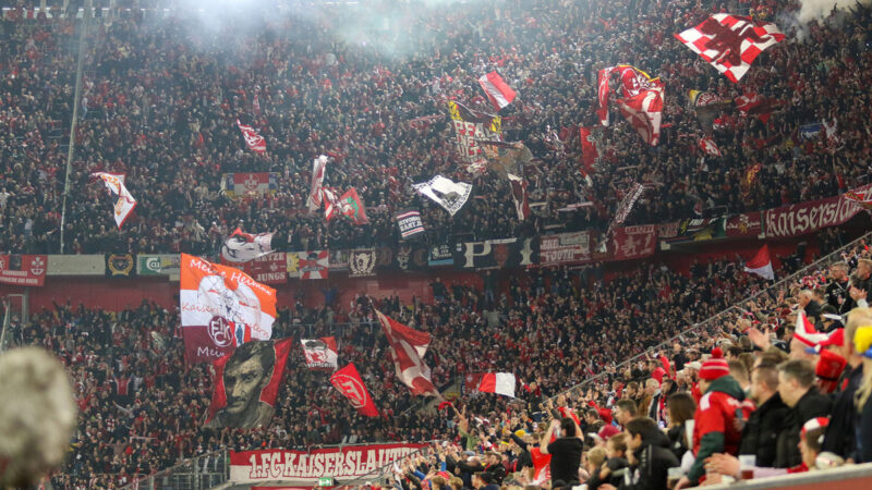 Die FCK-Fans in Düsseldorf