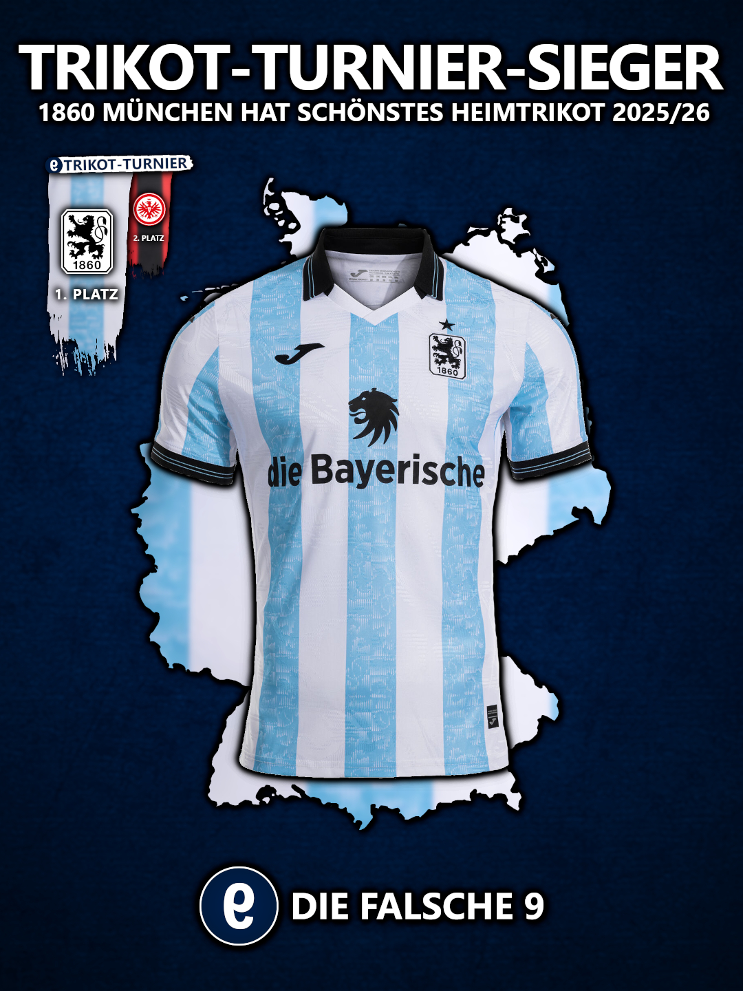1860 München hat das schönste Heimtrikot 2025/26.