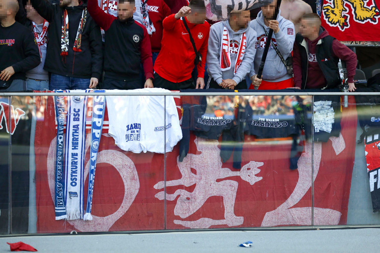 FCK mit gezogenem Material von Hertha BSC