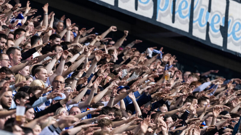 Die Fans des Drittligisten MSV Duisburg