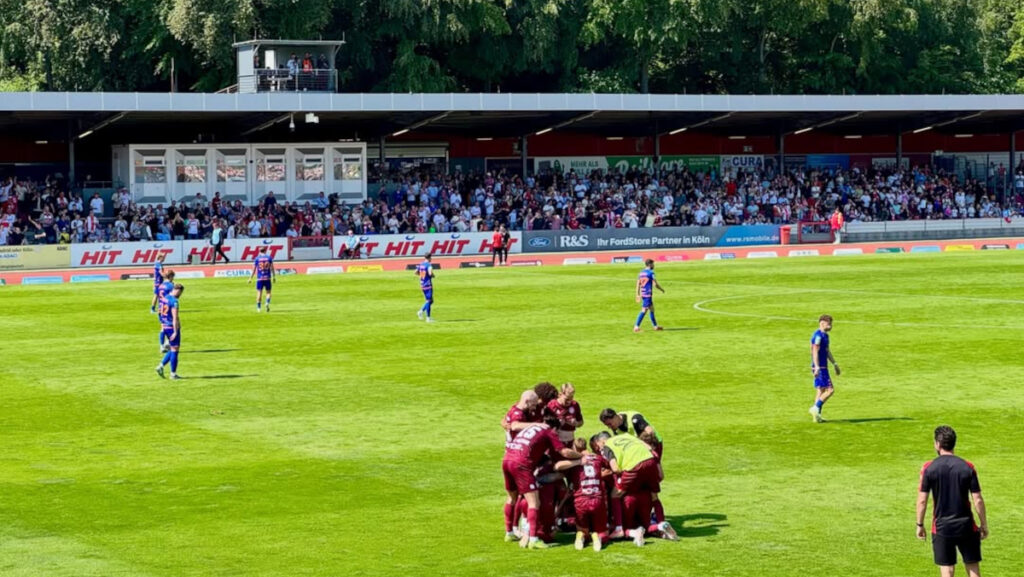 Jubel bei Fortuna Köln