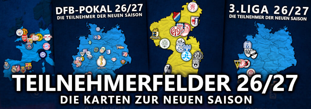 Teilnehmerfelder 2026/27